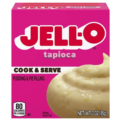 Jell O Cook And Serve Fat Free Tapioca Pudding Mix Shop Pudding