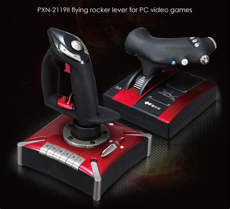 A joystick is an input device consisting of a stick that pivots on a base and reports its angle or direction to the device it is controlling. pxn-2119ii computer flight game controller joystick ...
