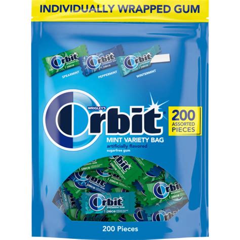 Orbit Peppermint Spearmint And Wintermint Assorted Sugar Free Chewing