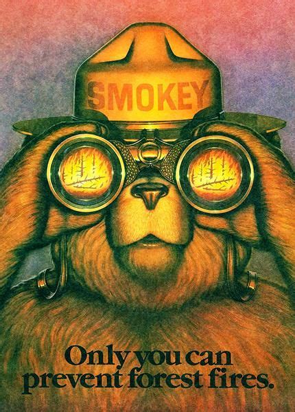 Smokey The Bear Only You Can Prevent Forest Fires 1987