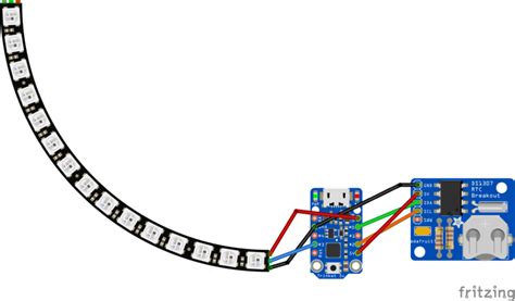 Building The Circuit Neopixel 60 Ring Wall Clock Adafruit Learning