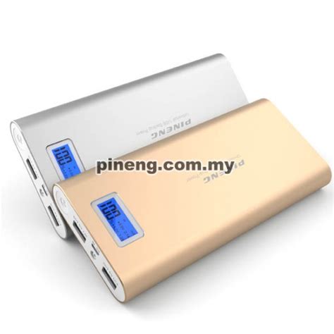 We offer wholesale and 1 year warranty! PINENG PN-989 20000mAh Power Bank - Gold