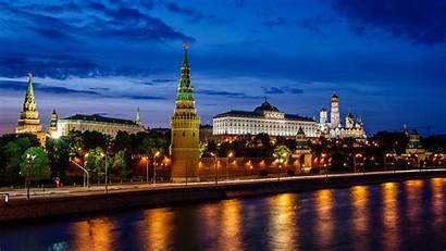 Moscow Kremlin Desktop Pc Night Russian Phones