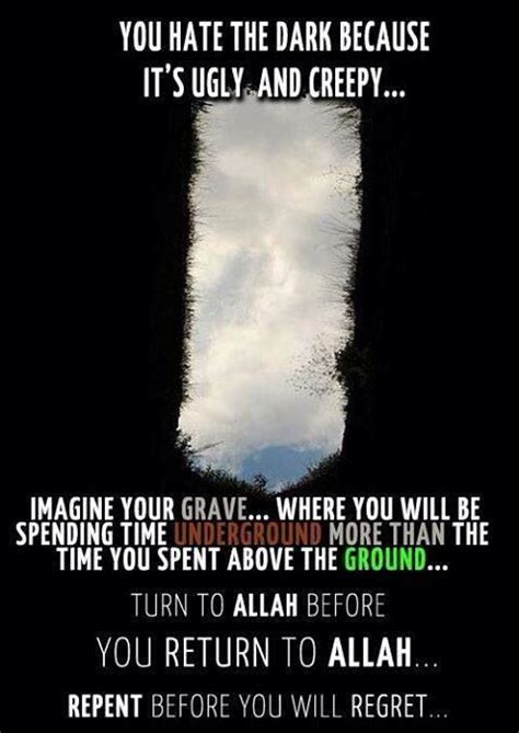 There is one god, allah. The grave islam | Islamic quotes, Islam facts, Islamic ...
