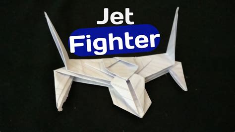 Simak terus video nya ya. Origami, cara buat pesawat tempur jet fighter dari kertas ...