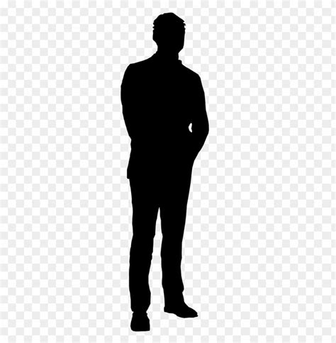 Transparent Man Standing Silhouette Png Image Id 4331 Toppng