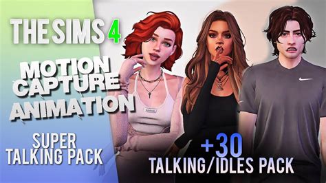 The Sims 4 30 Talkingidle Animations Mega Pack Download Sims 4