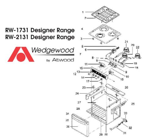 Atwood Stove Parts Diagram
