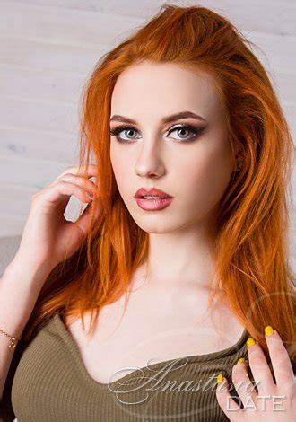 Beautiful Single Ukraine Woman Valeriya From Lugansk Yo Hair Color Red