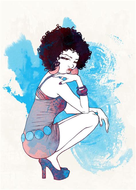 Afro Girl By Intrond On Deviantart