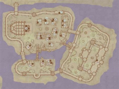 Elder Scrolls Iv Oblivion Map Of Bravil
