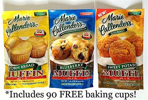Marie Callenders Muffin Mix Baking Variety Pack With Corn Bread Blueberry Sweet Potato Quick