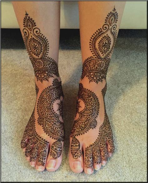 Charming Bridal Mehndi Designs For Feet And Legs 2020 Collection