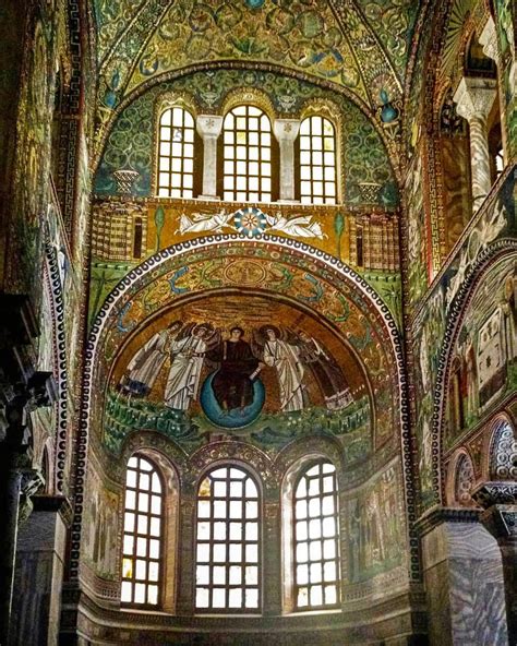 Incredible Mosaic Work Of Basilica Di San Vitale Ravenna Italy