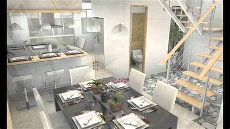 Tenemos miles de pisos procedentes de bancos al mejor precio. Casa moderna minimalista (interior) de 3 pisos - YouTube