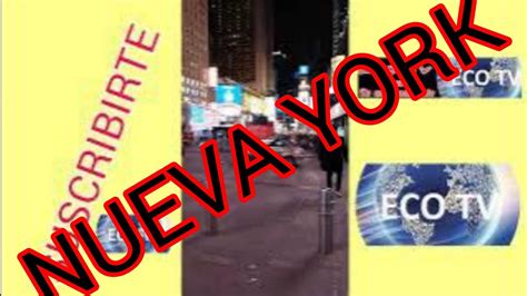 Times Square Nueva York Estados Unidos Norte America Eco Tv Video