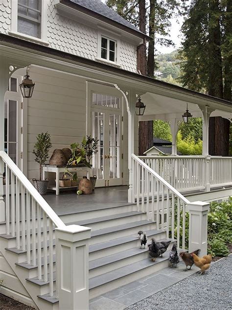 65 Stunning Farmhouse Porch Railing Decor Ideas 36 Cottage Porch
