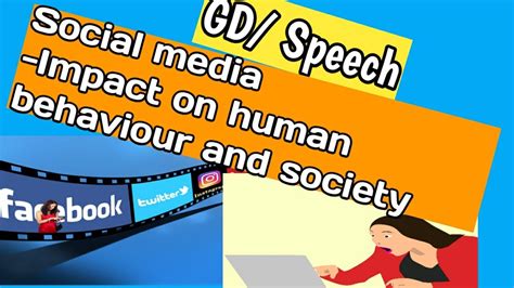 Social Media Impact On Human Behaviour And Society Gd Topic Group
