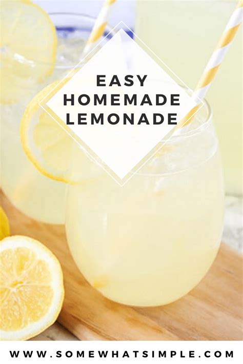 This Homemade Lemonade Recipe Delicious Refreshing And Super Easy To