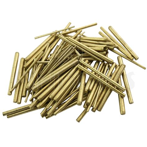 Buy Jewellers Tools 100 Brass Taper Pins Clock Assorted Mix Sizes Pin