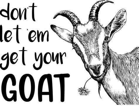 Dont Let Em Get Your Goat Stencil 1399 Goats Magnolia Design