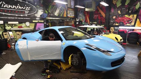 Is an italian luxury sports car manufacturer based in maranello, italy. Ferrari 458 gets wrapped Baby Blue! - YouTube