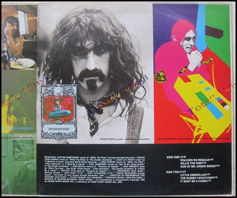 Totally Vinyl Records Zappa Frank Hot Rats Lp