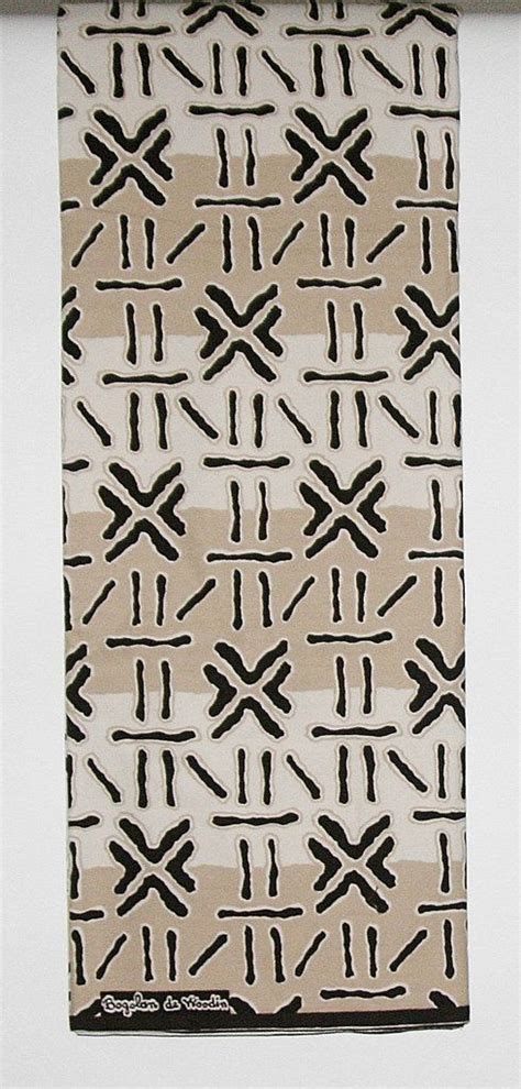 African Fabric Bogolon De Woodin Yards Classic Vlisco Mudcloth Design