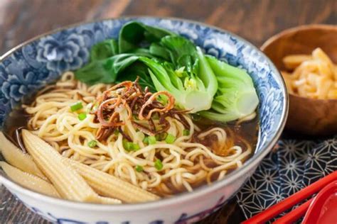 Noodle Soup With Baby Bok Choy And Crispy Shallots Recipe