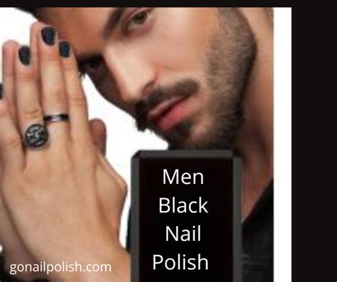 Men Black Nail Polish Why Do Men Paint Their Nails Black