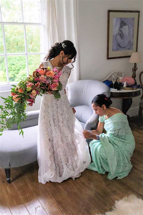 Anglo-Indian Fusion Small Wedding in Cornwall