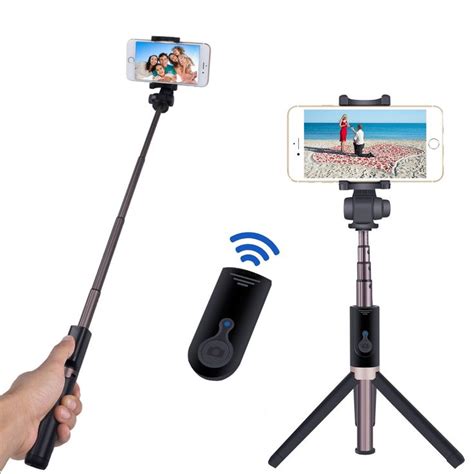 Apexel Aluminum Alloy Selfie Stick Phone Tripod With Wireless Remote