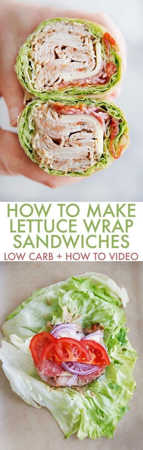 How To Make A Lettuce Wrap Sandwich Low Carb Recipe Healthy