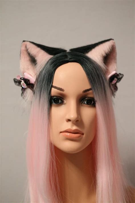 For Order Neko Cat Ears Headband Realistic Cat Ears Pet Play Etsy