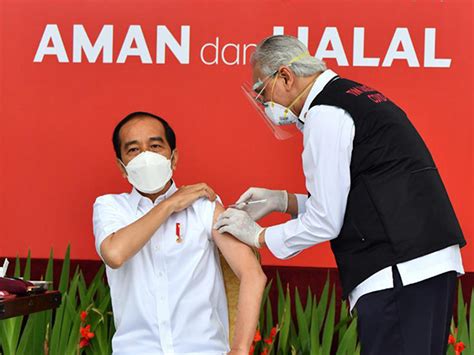 Presidente Da Indonésia Recebe Dose De Coronavac E Se Torna A Primeira