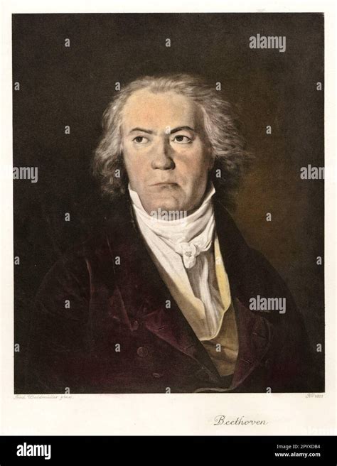 Ludwig Van Beethoven 1770 1827 German Composer Painting By