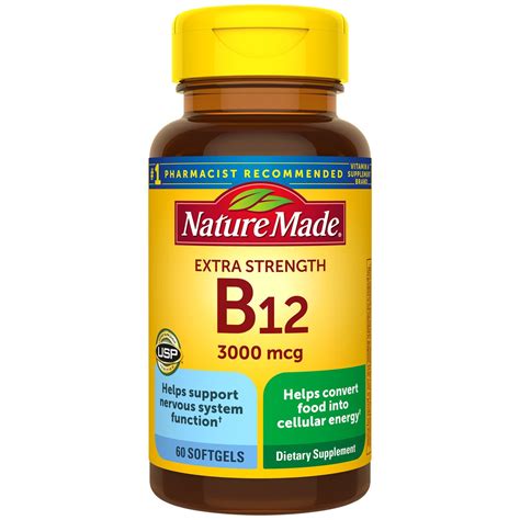Buy medicine, vitamins supplements and natural health products. Nature Made Vitamin B-12 3000 mcg Liquid Softgels - Shop ...