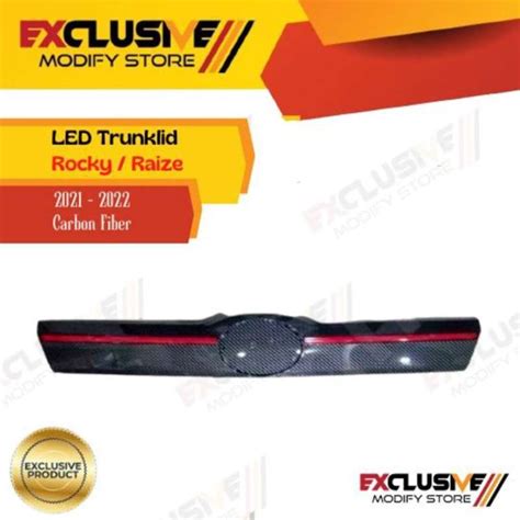 Jual TRUNKLID LED TOYOTA RAIZE DAIHATSU ROCKY CARBON Di Seller