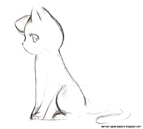Cute Anime Cat Easy To Draw Cats Blog