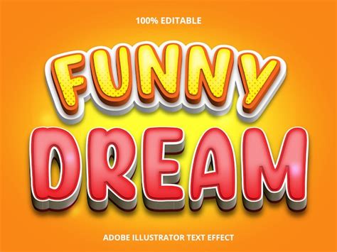 Premium Vector Editable Text Effect From Title Cartoon Style