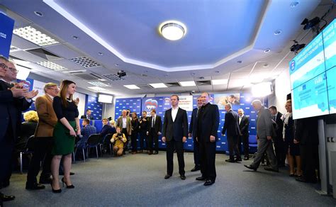 Visiting United Russia Party’s Campaign Headquarters • President Of Russia
