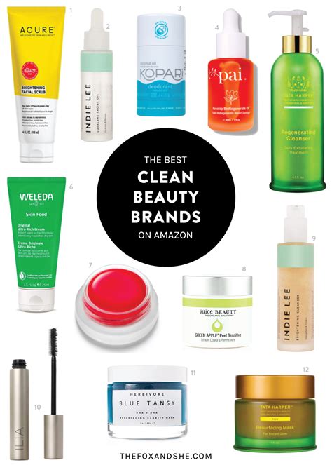 The 10 Best Clean Beauty Brands On Amazon Best Skin Care Brands
