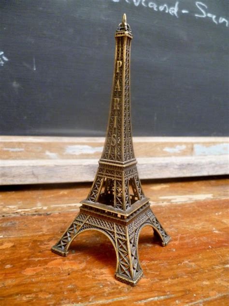 Miniature Eiffel Tower Metal Model Paperweight Souvenir French