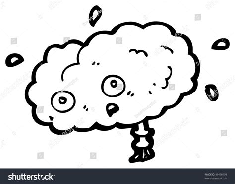 Stressed Brain Cartoon Stock Photo 96466598 Shutterstock