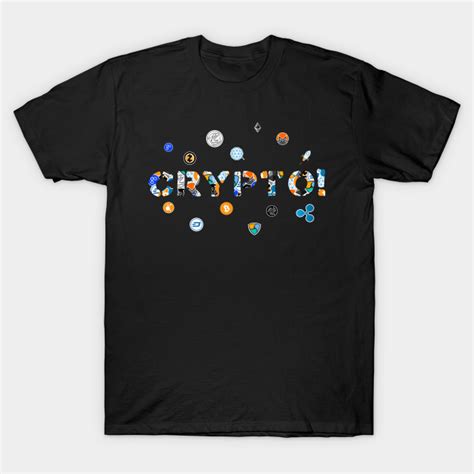 Crypto T Shirt Crypto Logo Top Cryptocurrency Cryptocurrency T
