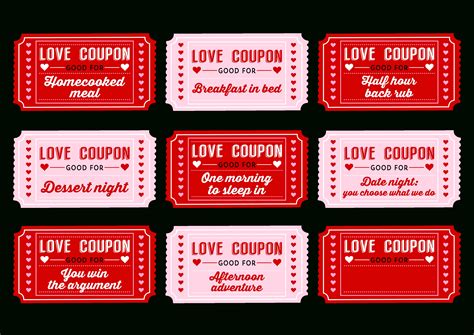 Stylish Love Coupon Ideas For Her