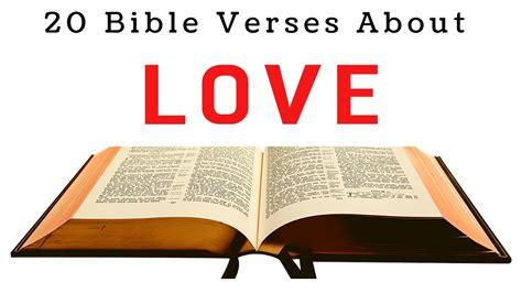 20 bible verses about love youtube