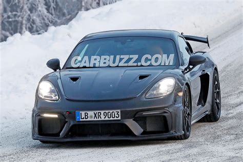 Porsche Cayman Gt Rs Comes Out To Play In The Snow Carbuzz