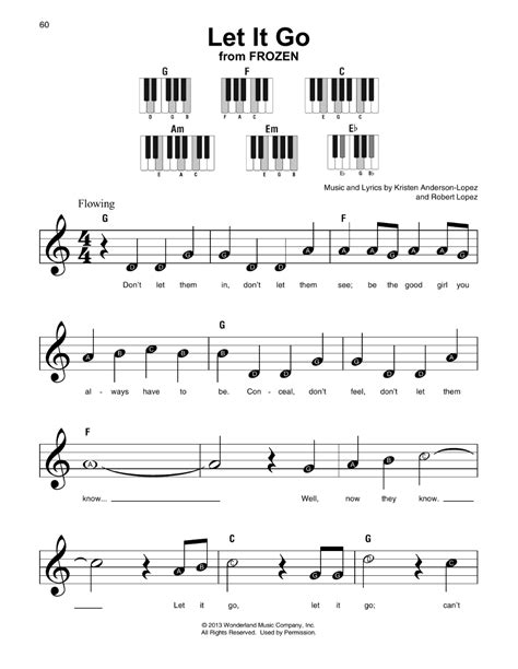 Play let it go flute or piano with this sheet music. Let It Go (from Frozen) Sheet Music | Idina Menzel | Super ...