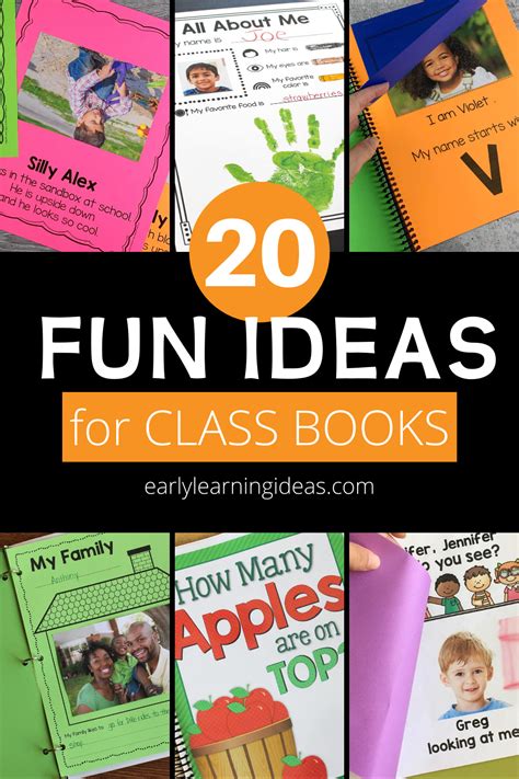 20 Of The Most Engaging Class Book Ideas For Preschool Class Book